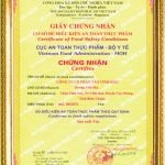 Giấy chứng nhận vệ sinh an toàn thực phẩm là gì?