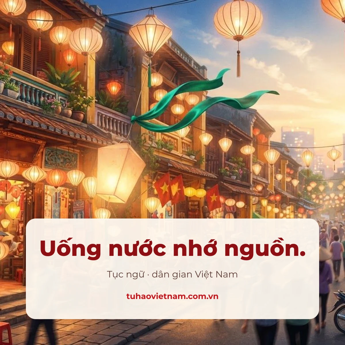 Uống nước nhớ nguồn.